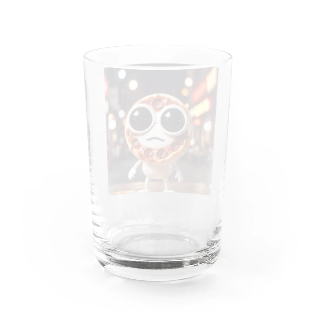 sakao7のピザら Water Glass :back