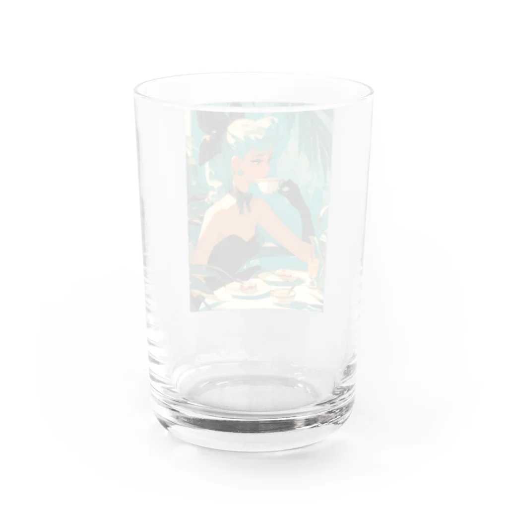 AQUAMETAVERSEのティファニーでお茶を　Hime  2530 Water Glass :back
