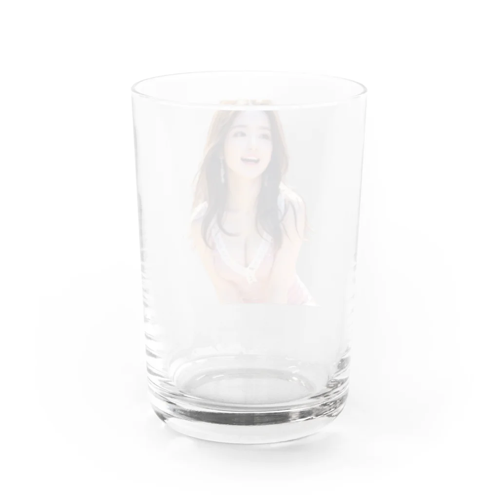 yumi889kiteの夏の陽光を浴びて Water Glass :back