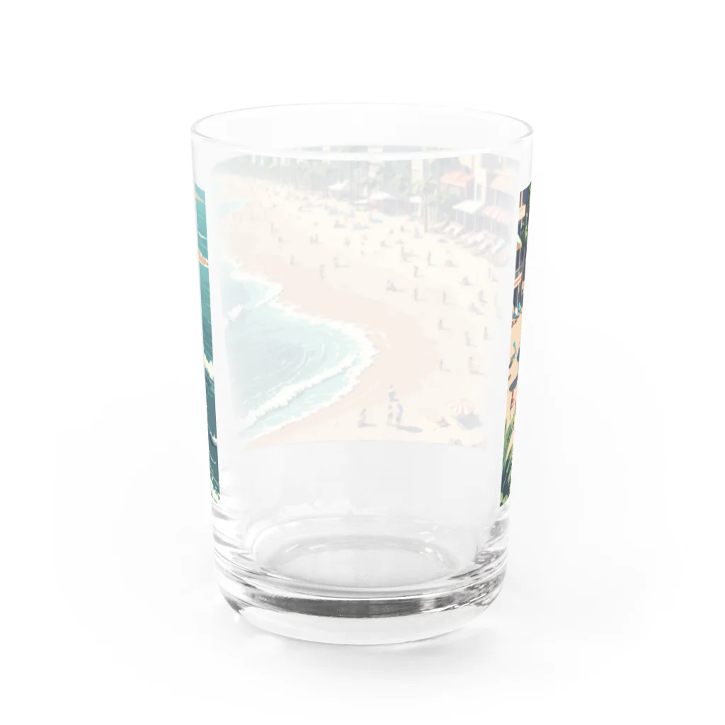 かてこの洋服販売所の波の調べ Water Glass :back