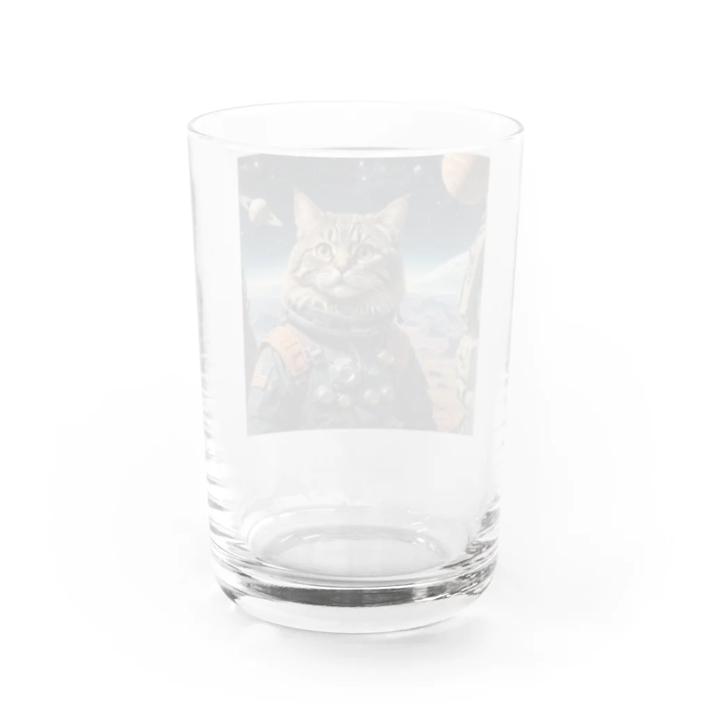 roogerの宇宙猫1 Water Glass :back