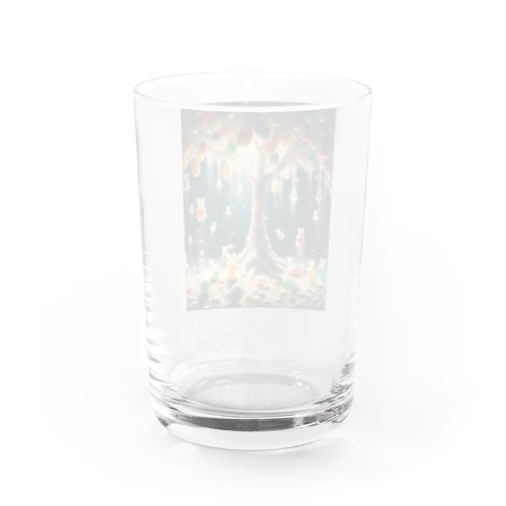 AIデザインちゃんの飴の木の妖精 Water Glass :back