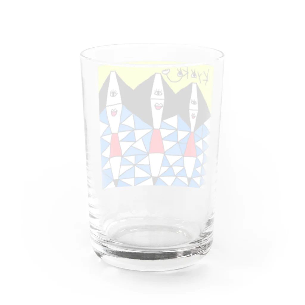 koko8のMEDAMA Water Glass :back