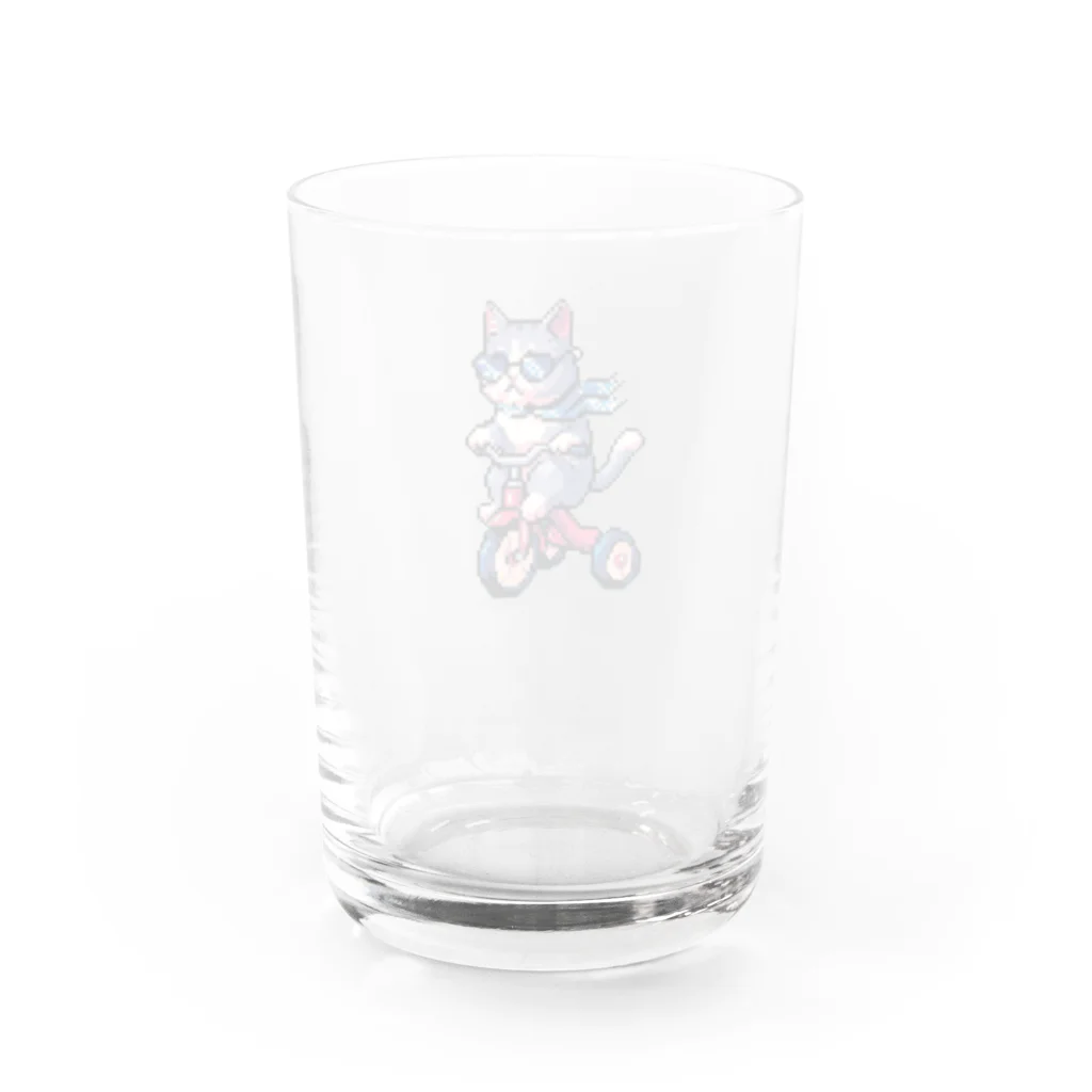 暴走三輪車の暴走三輪車お猫様 Water Glass :back