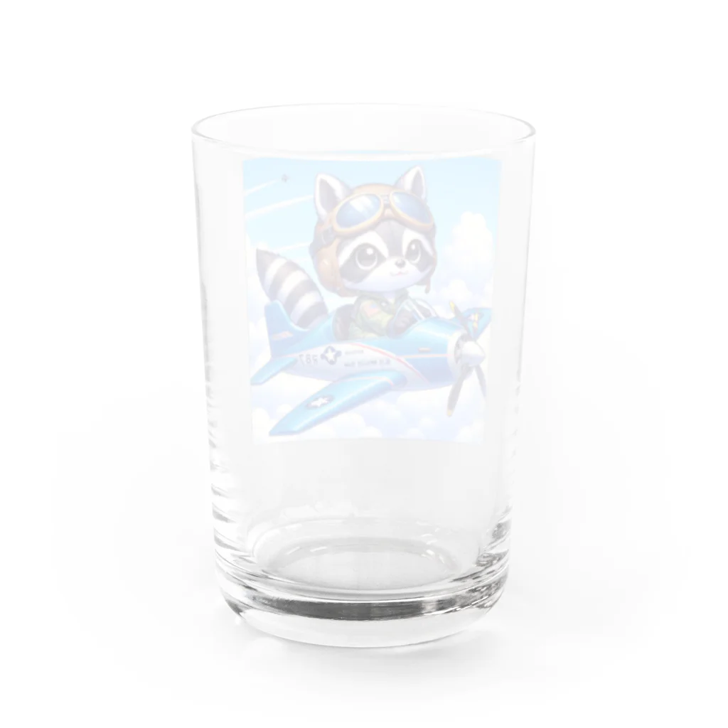 valtanamnのでふぉるめタッチな狸が操縦するレシプロ戦闘機 Water Glass :back