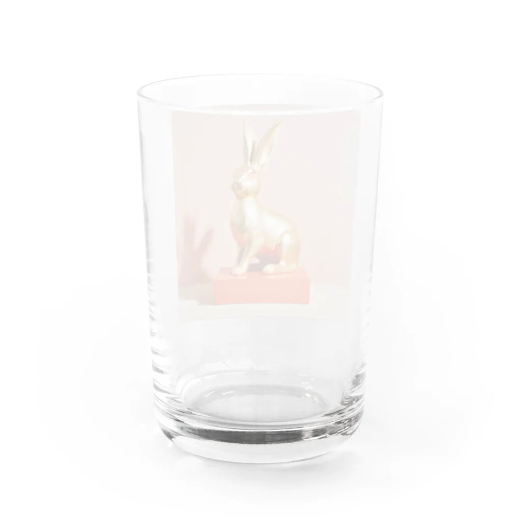 _euphoria_の黄金のうさぎ Water Glass :back