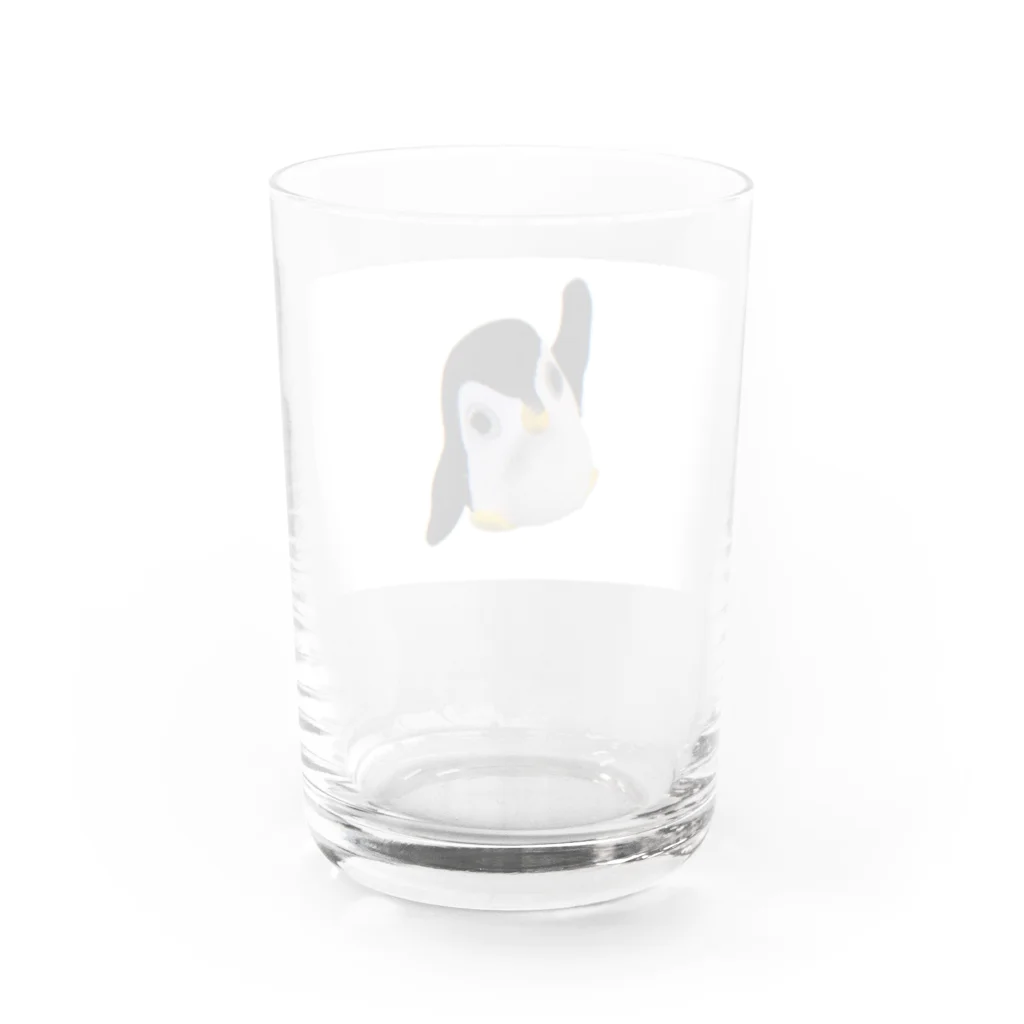 yisのゆるかわペンギン Water Glass :back