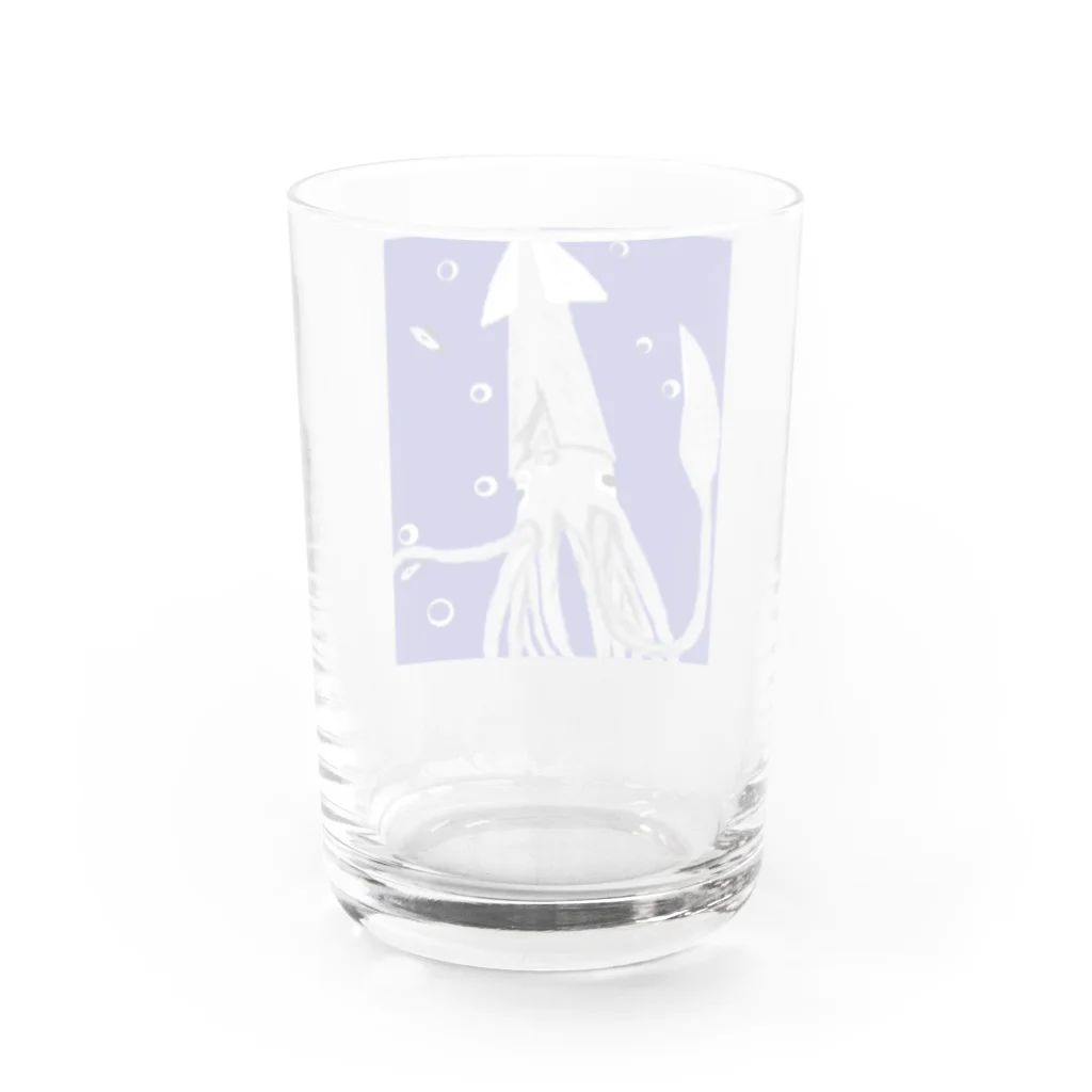 日々好日屋2号店の大王イカ Water Glass :back