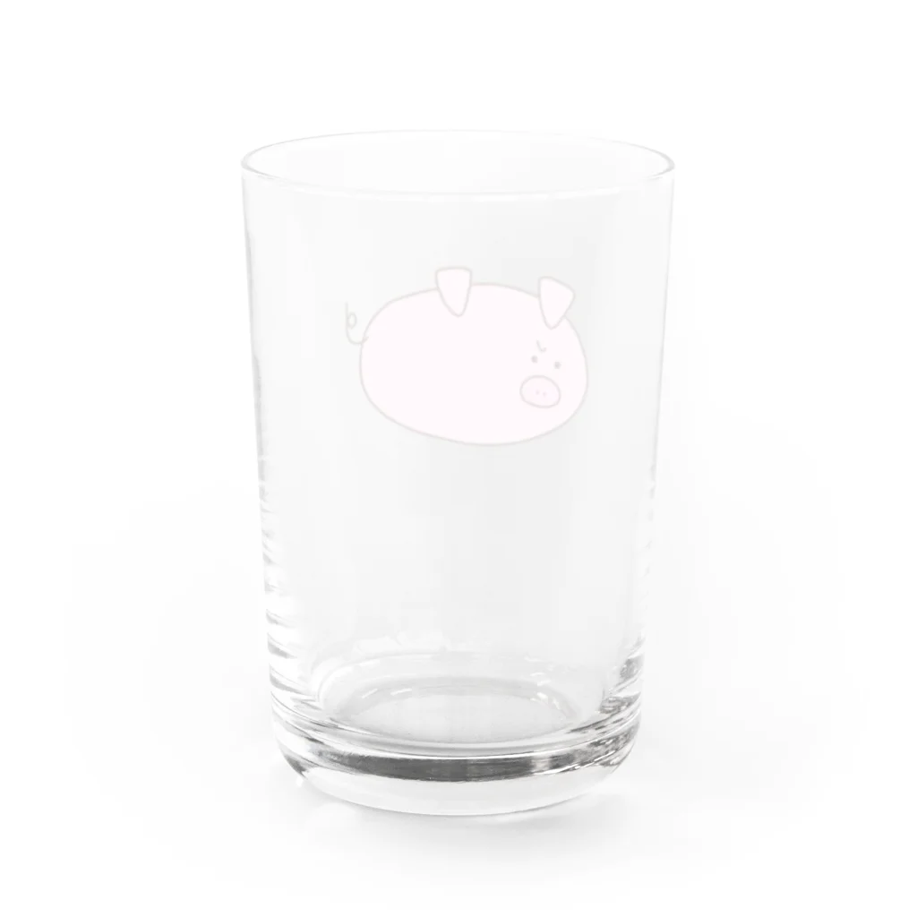 Hanamari のあたち、怒ってます　byぶた Water Glass :back