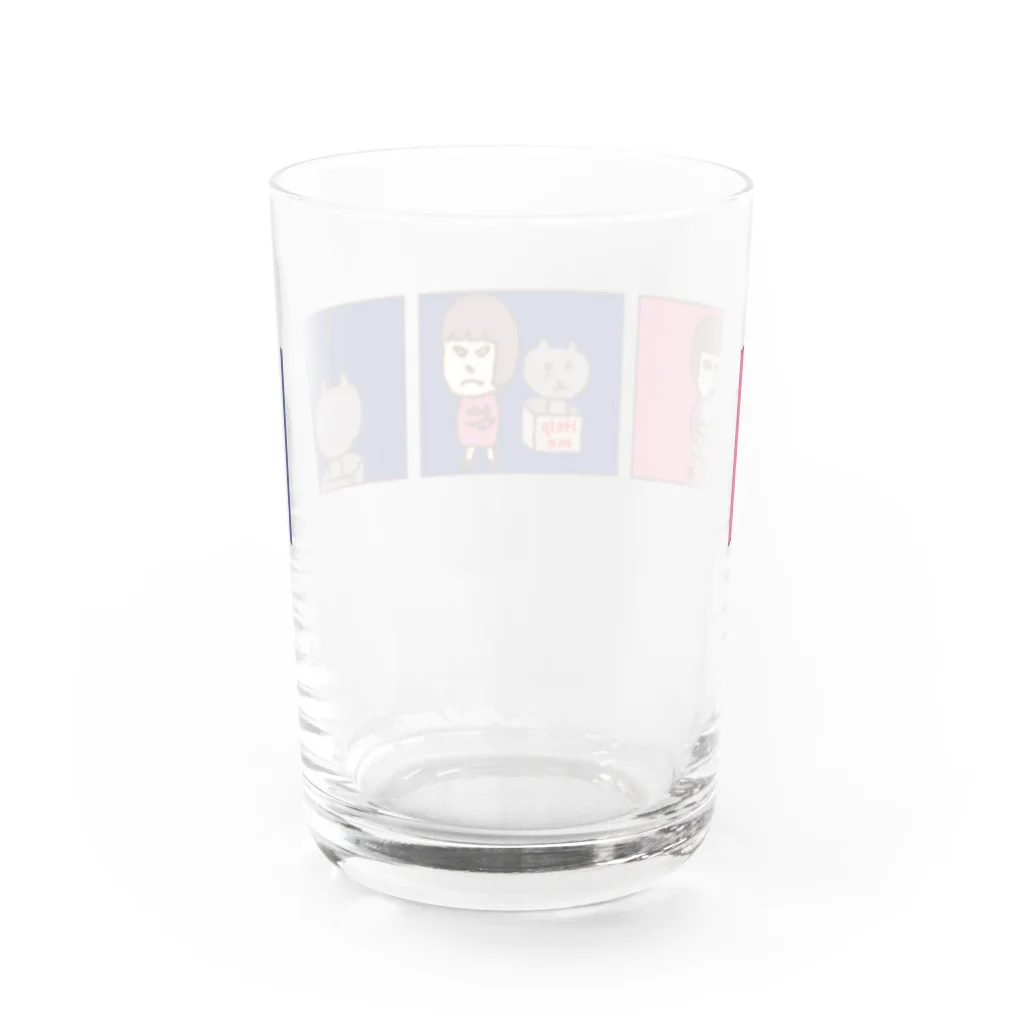 oniyanma64の猫と私と Water Glass :back