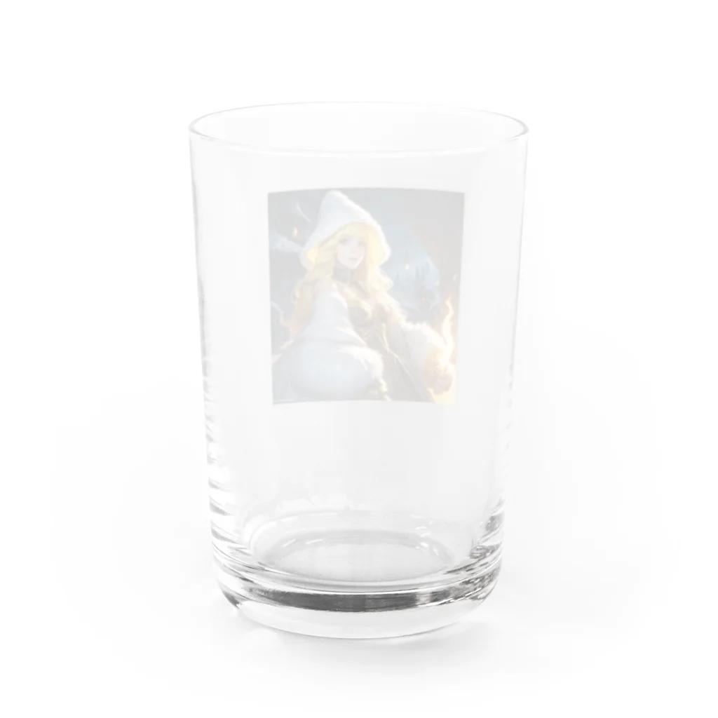 Sawadadaの金色もふもふ Water Glass :back