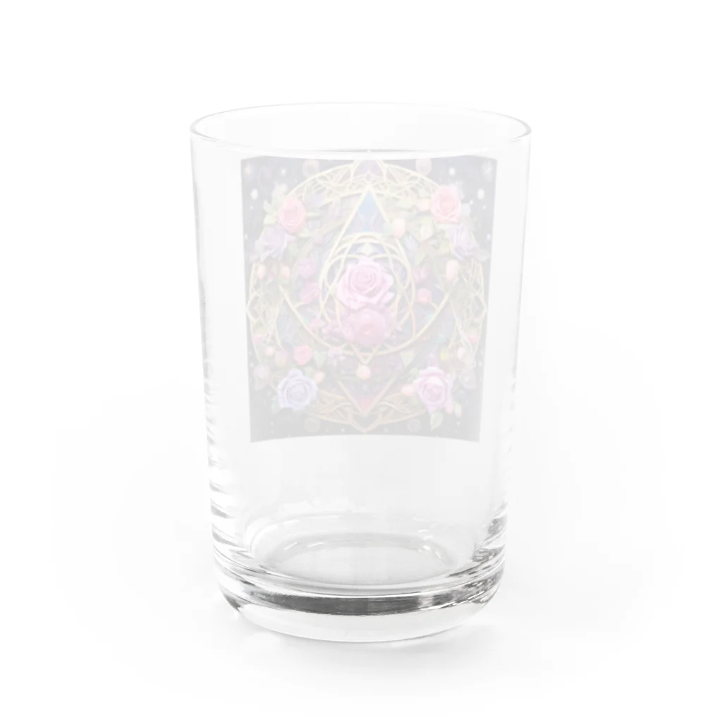 AQUAMETAVERSEの幸福の印　なでしこ1478 Water Glass :back