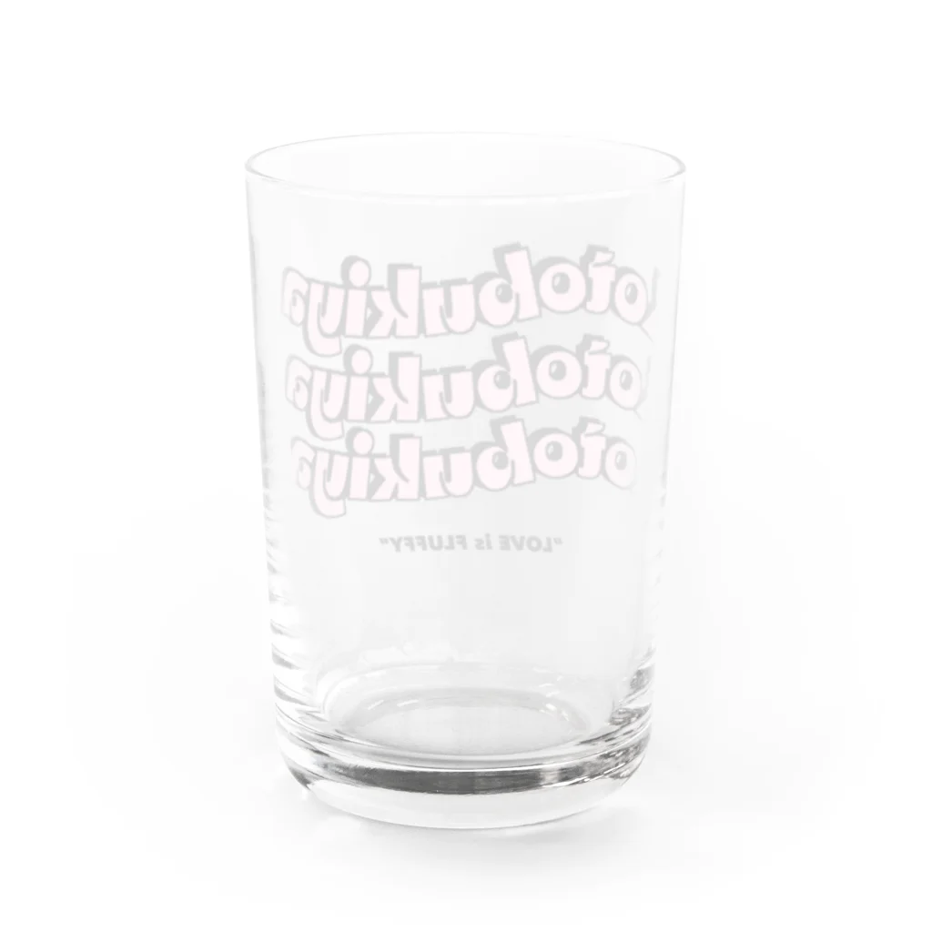 kotobukiyaのWAVIN' LOGO Water Glass :back