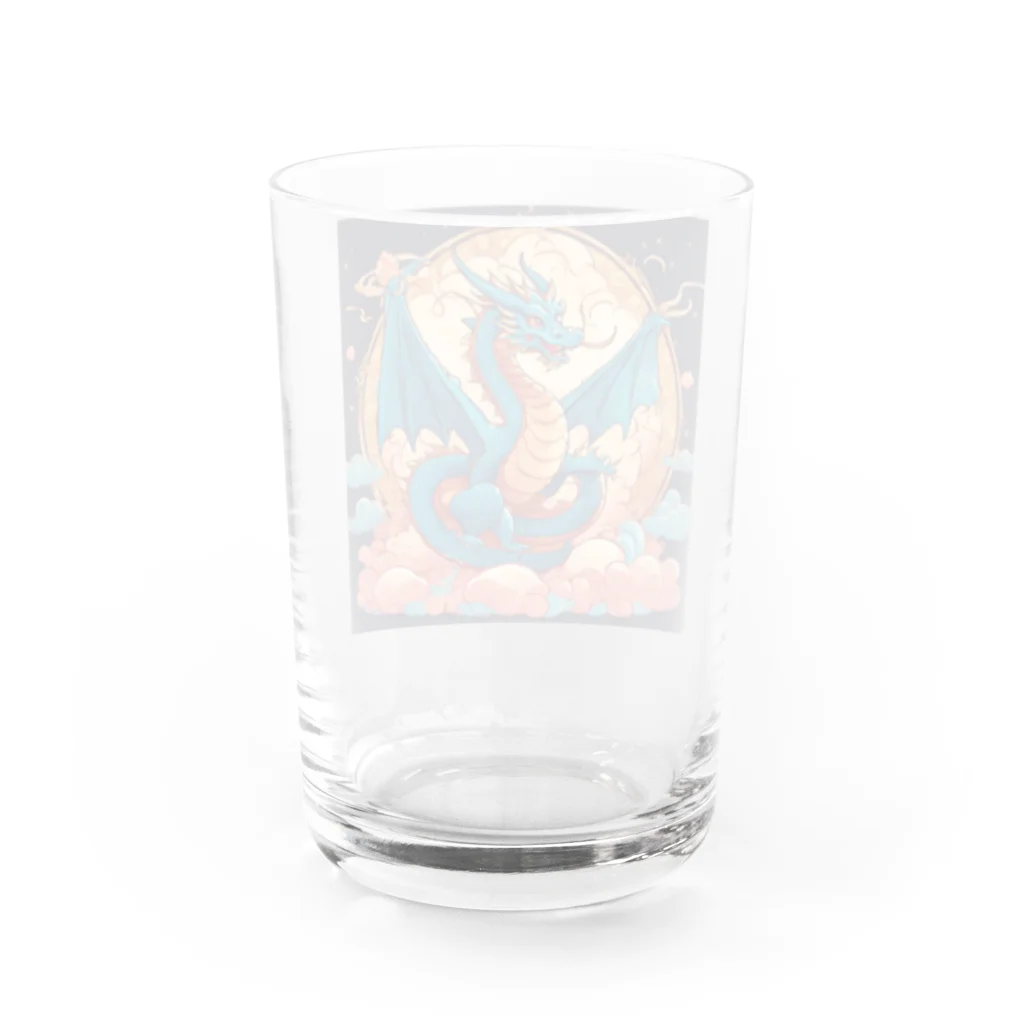 the blue seasonの昇華する守護龍 Water Glass :back