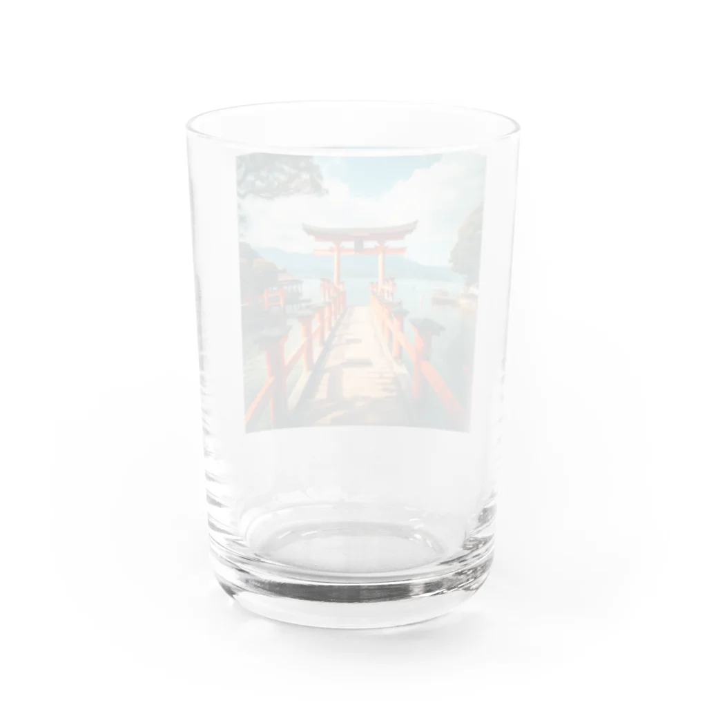 AQUAMETAVERSEの鳥居　なでしこ1478 Water Glass :back