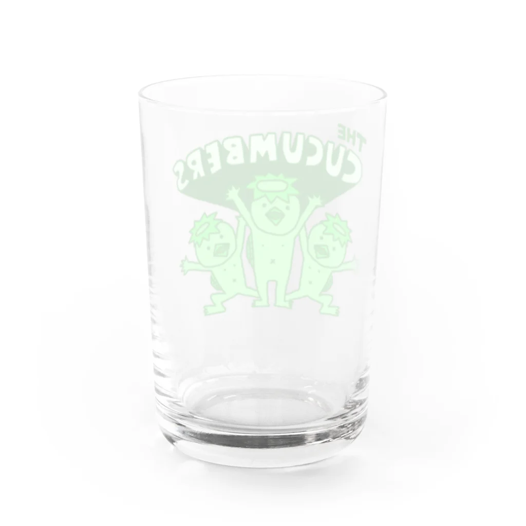 だちゃんのTHE CUCUMBERS Water Glass :back