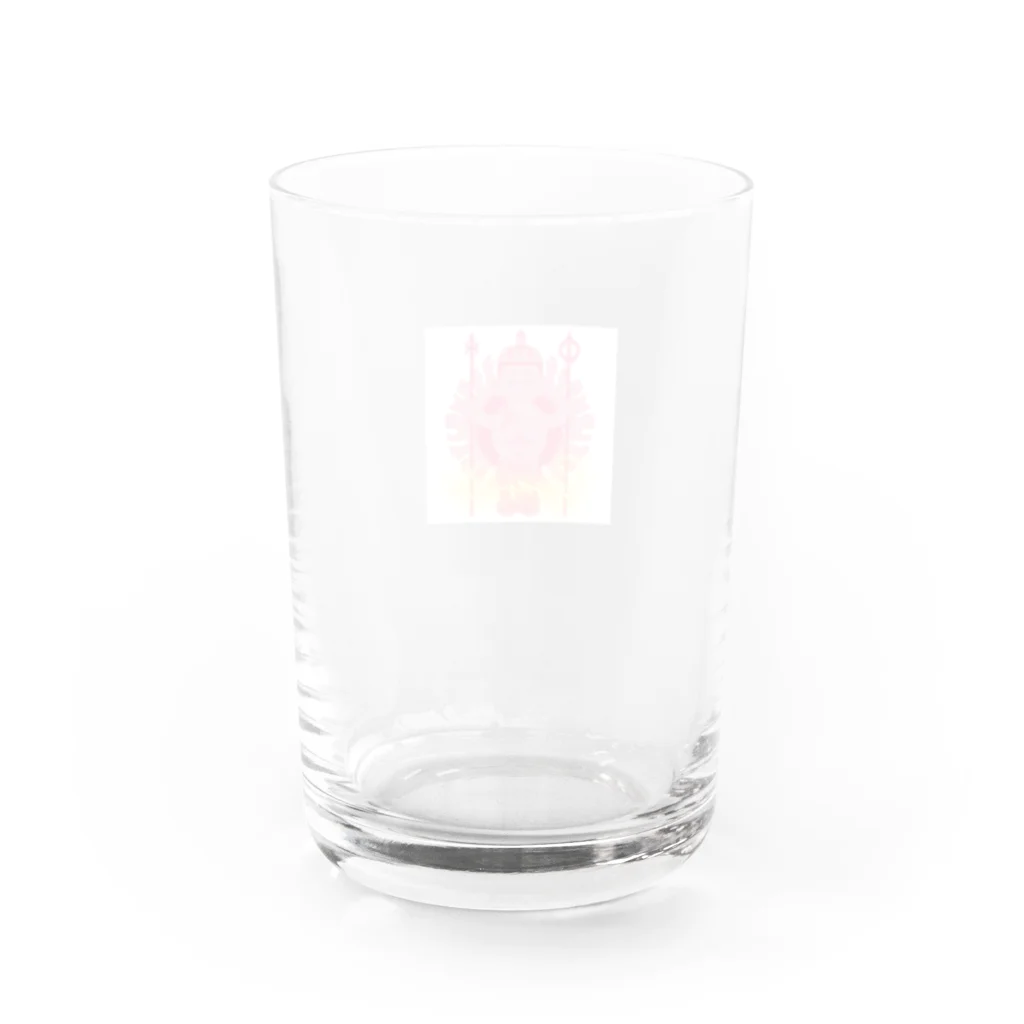 batiko_gayの千手観音スパークル✨️ Water Glass :back