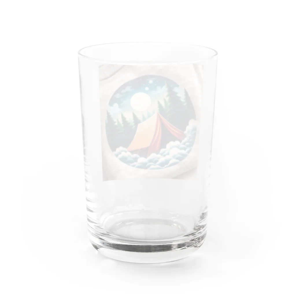 Taiyooooのテントくん Water Glass :back