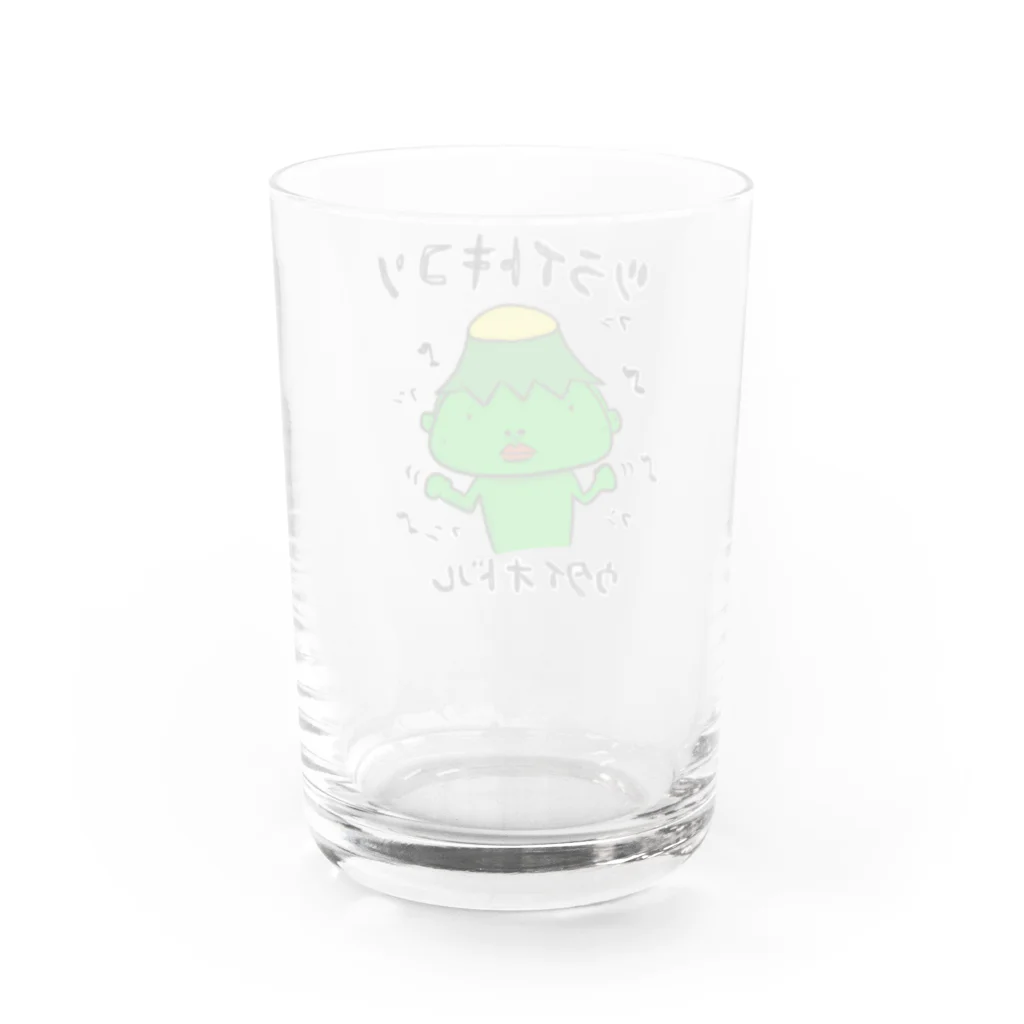 SUKI_KAPPA_STOREのシン　ツライトキコソウタイオドル Water Glass :back