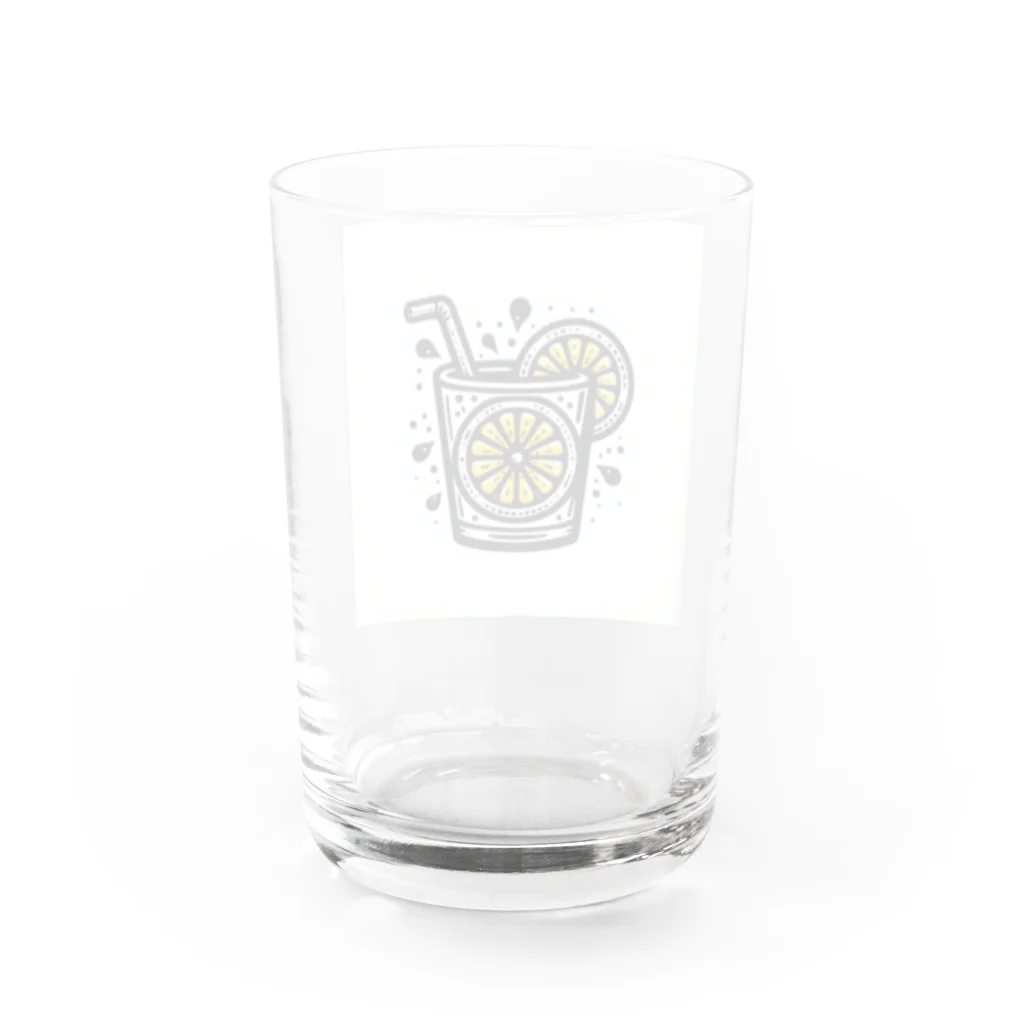 Cheeeeeeeersのlemoon Water Glass :back