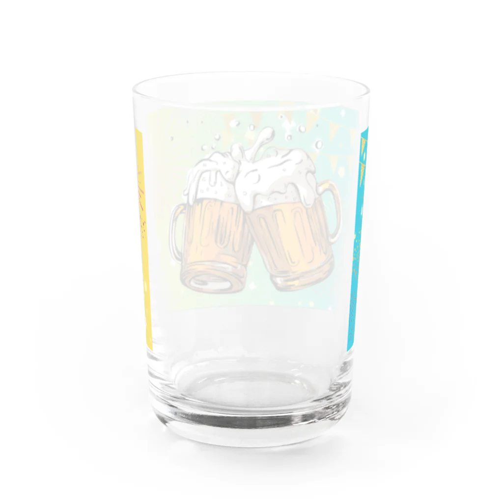 ハルトオドルのビールで乾杯 Water Glass :back