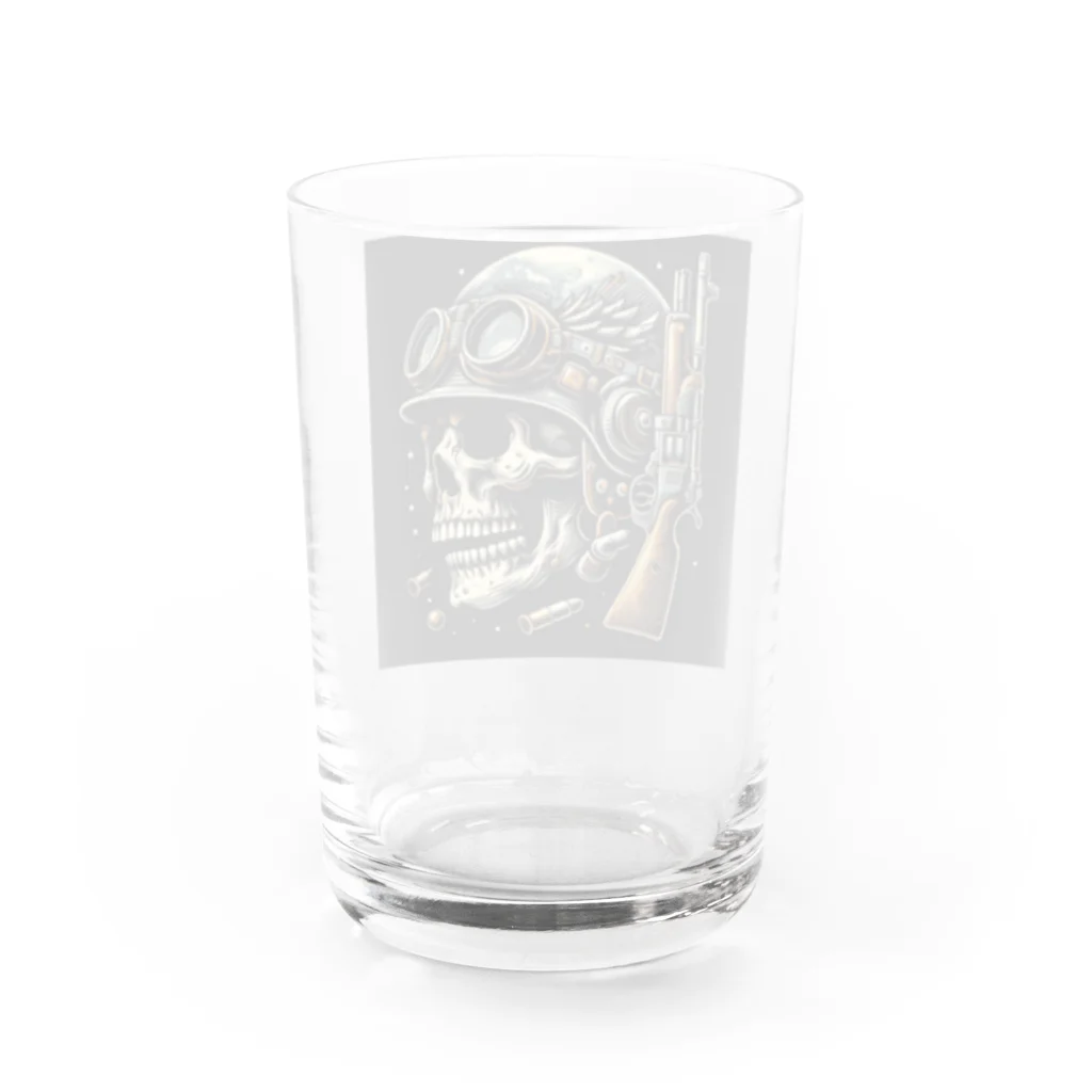 バッカスJPの兵士スカル Water Glass :back