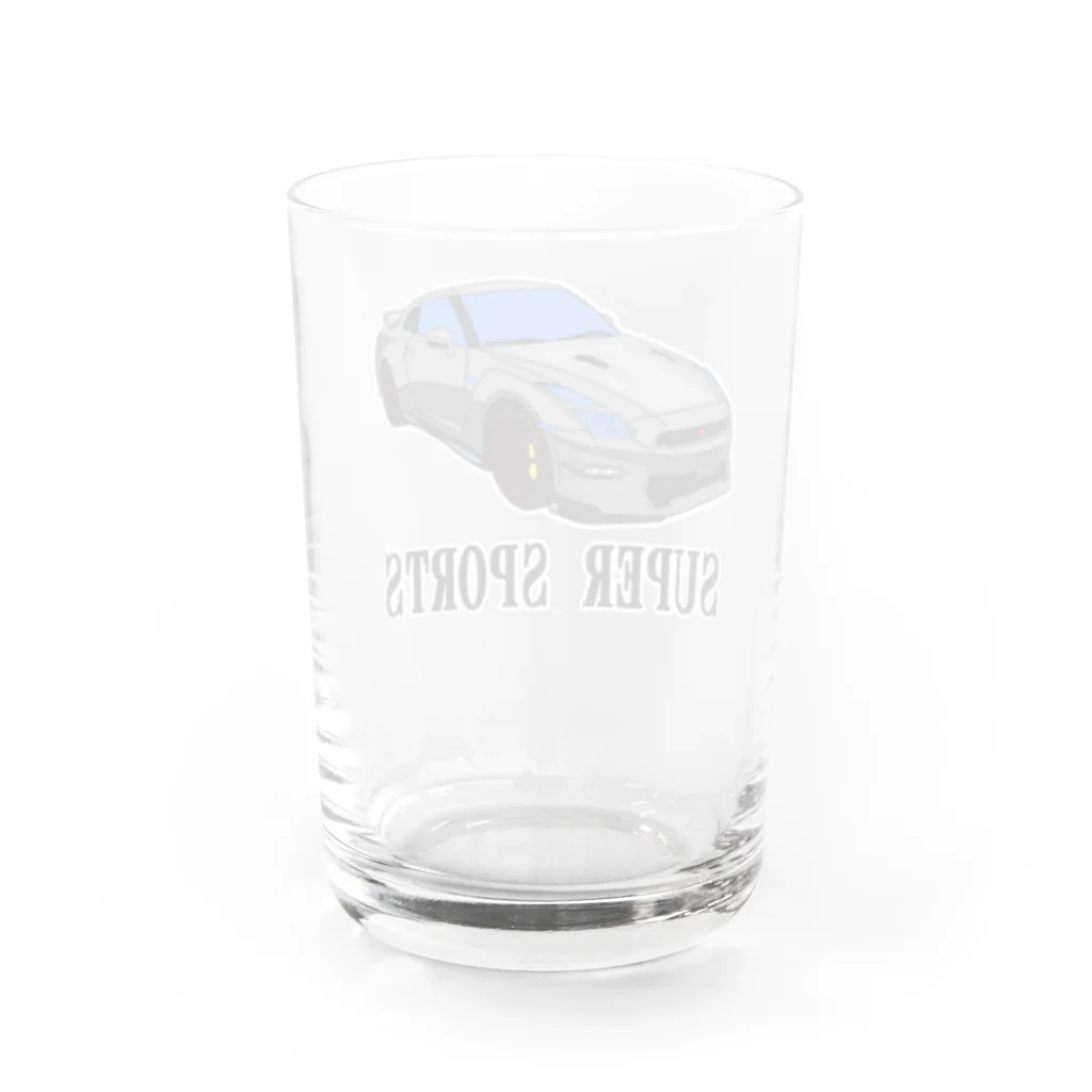 にゃんこ王子のにゃんこ王子 スーパースポーツ０１ Water Glass :back