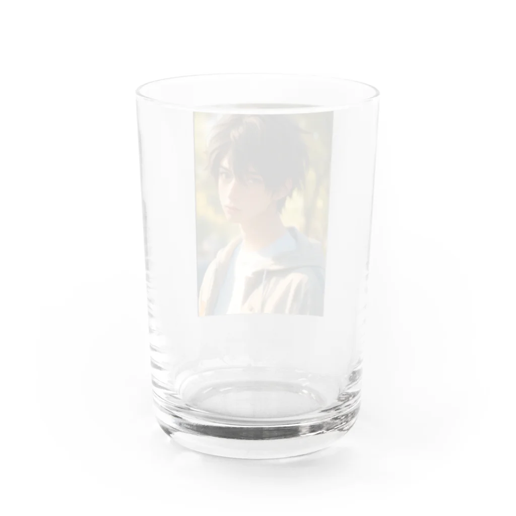 にこにこイケメンファクトリーの君島 遼 （きみしま りょう：kimisima ryou）『リョウのスター・ストライク・コレクション』 Water Glass :back