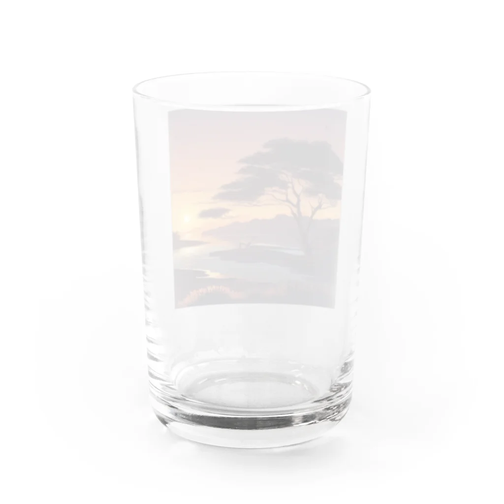 Mesoのscenery Water Glass :back