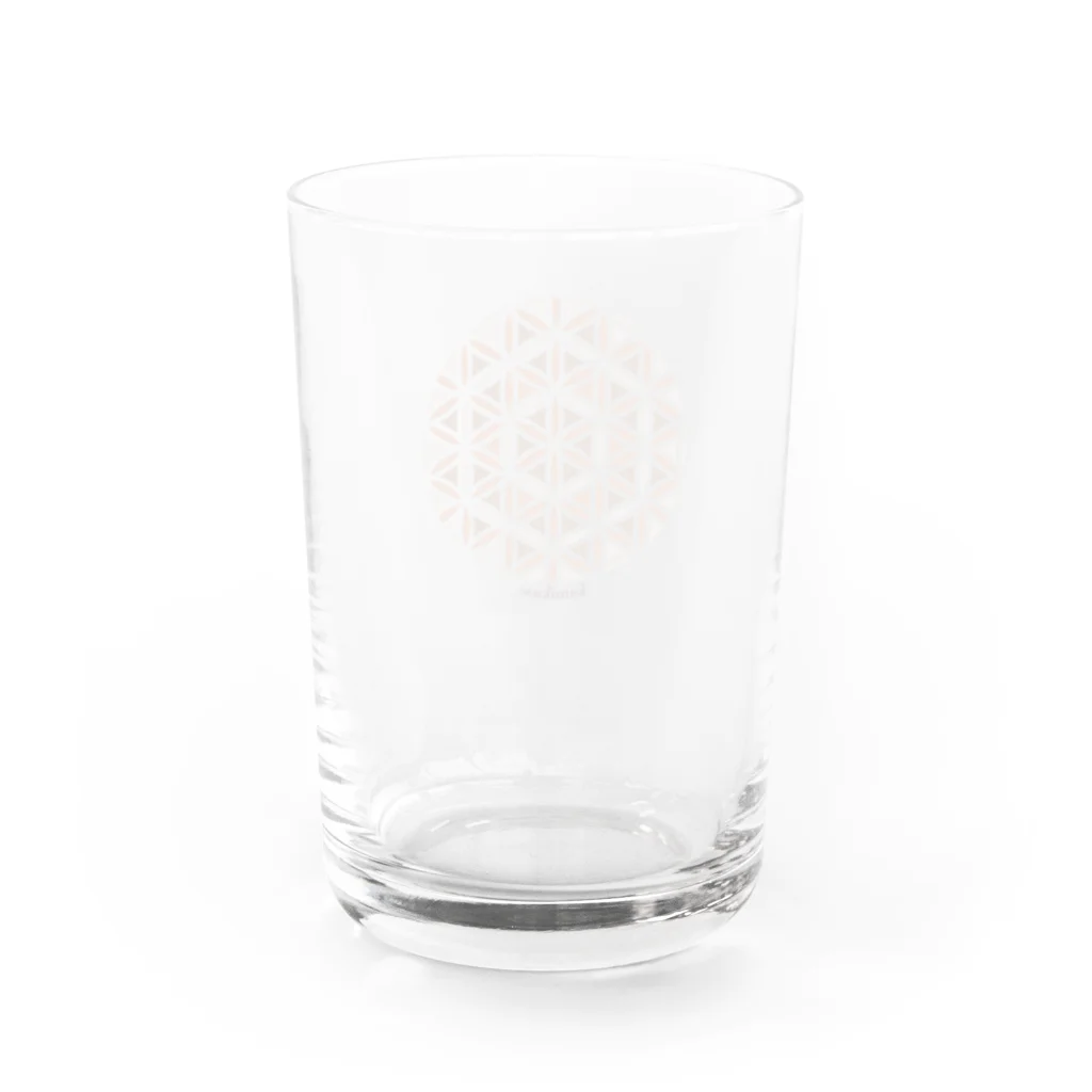 kamikaze SHOPの和 / フラワーオブライフ  Water Glass :back