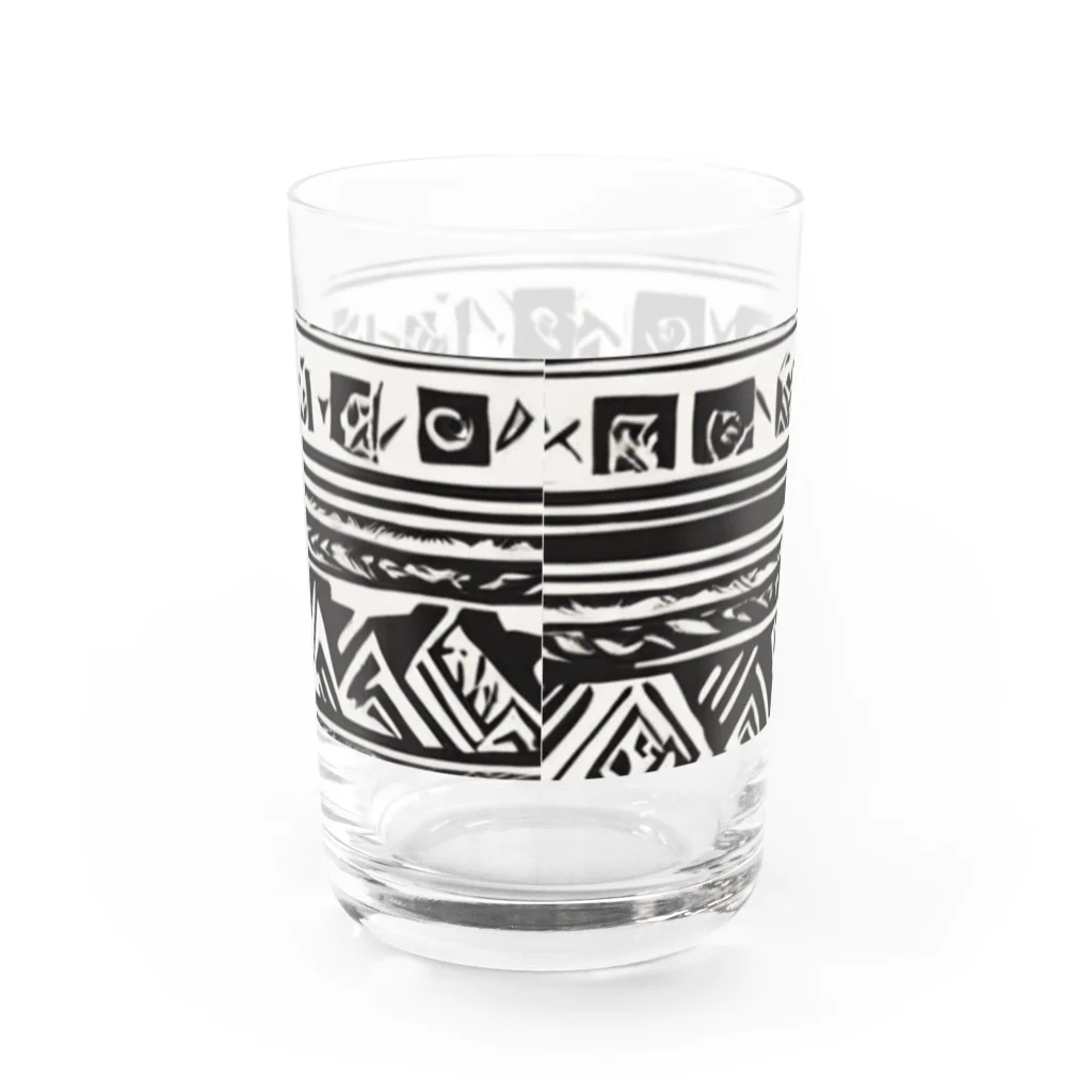 トライバルインクスのトライバルハーモニー Water Glass :back