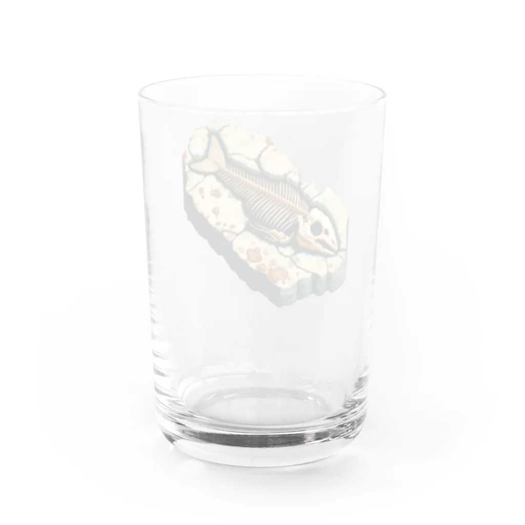 Pixel Art Goodsの化石（pixel art） Water Glass :back