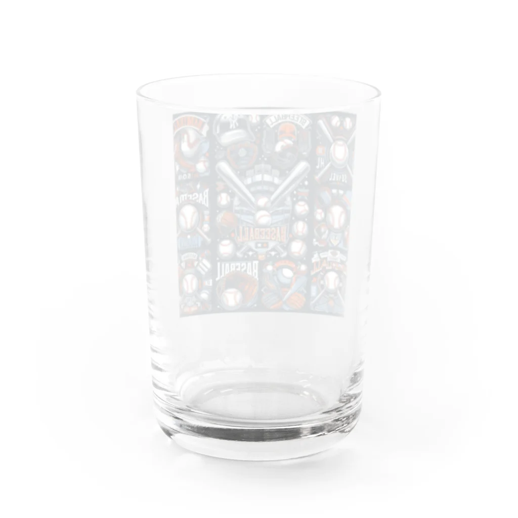 KenchuwanのFuture Baseball Water Glass :back