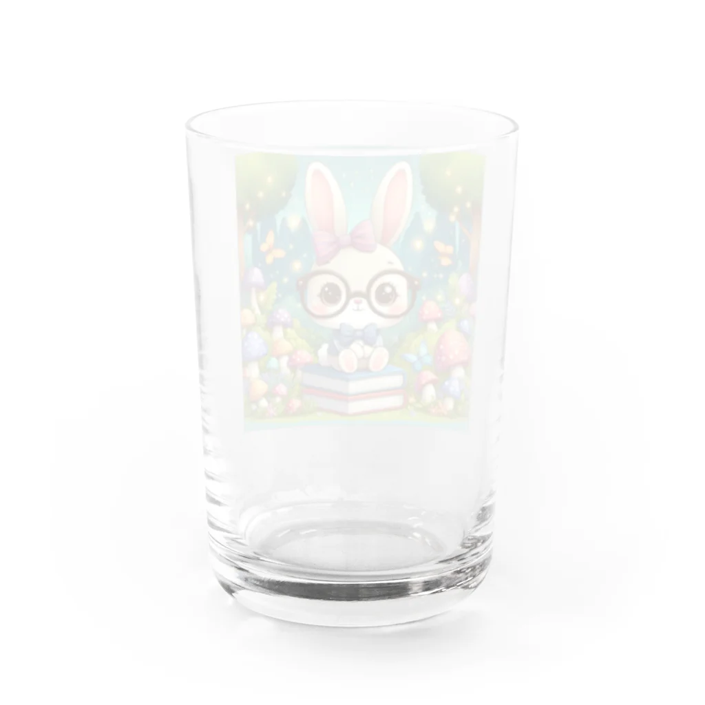 denyo dreamのウサギのアマリリス Water Glass :back