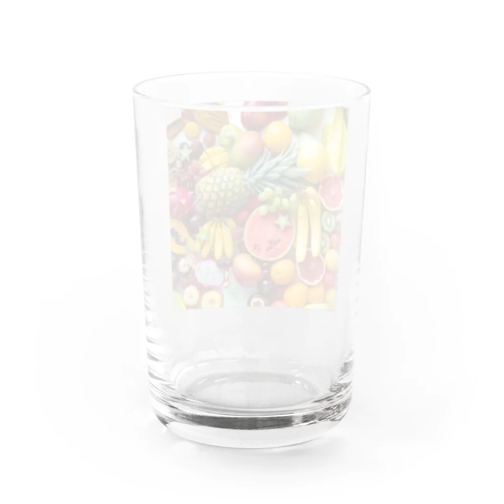 awesome_cのFruit salad フルーツサラダ Water Glass :back