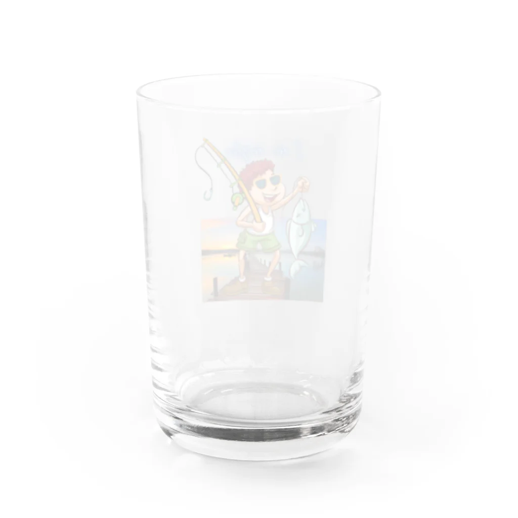 Yanjiisの釣りボーイ Water Glass :back