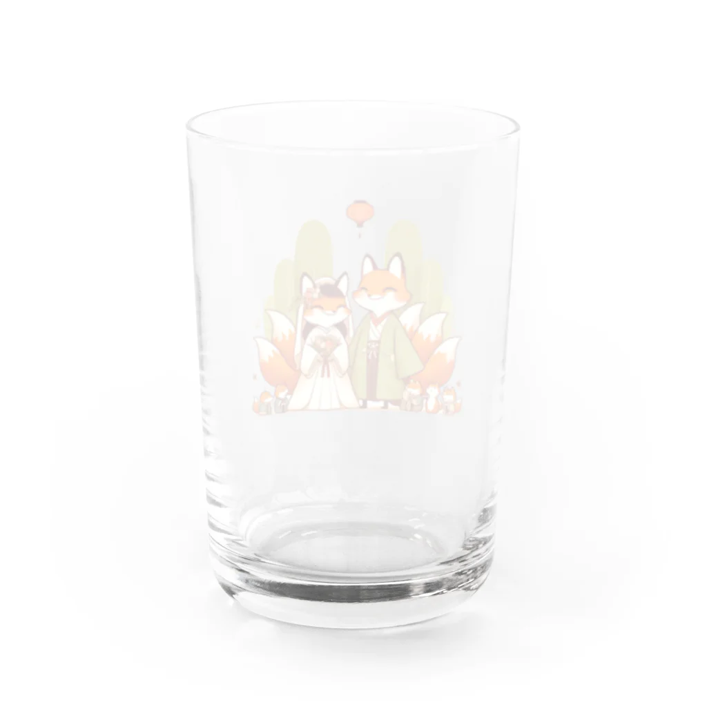 K'ramaの狐の嫁入り Water Glass :back