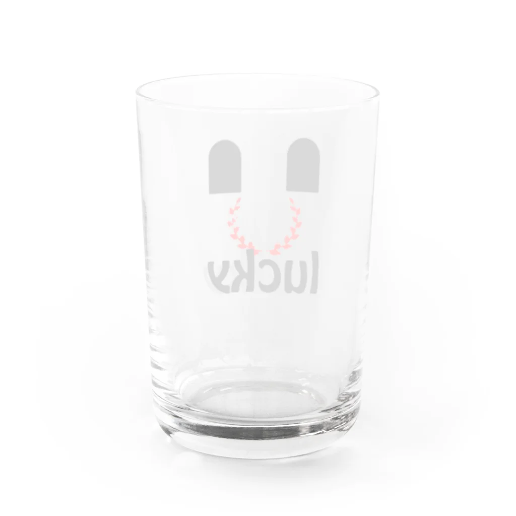 なんでもショップのluckyランド Water Glass :back