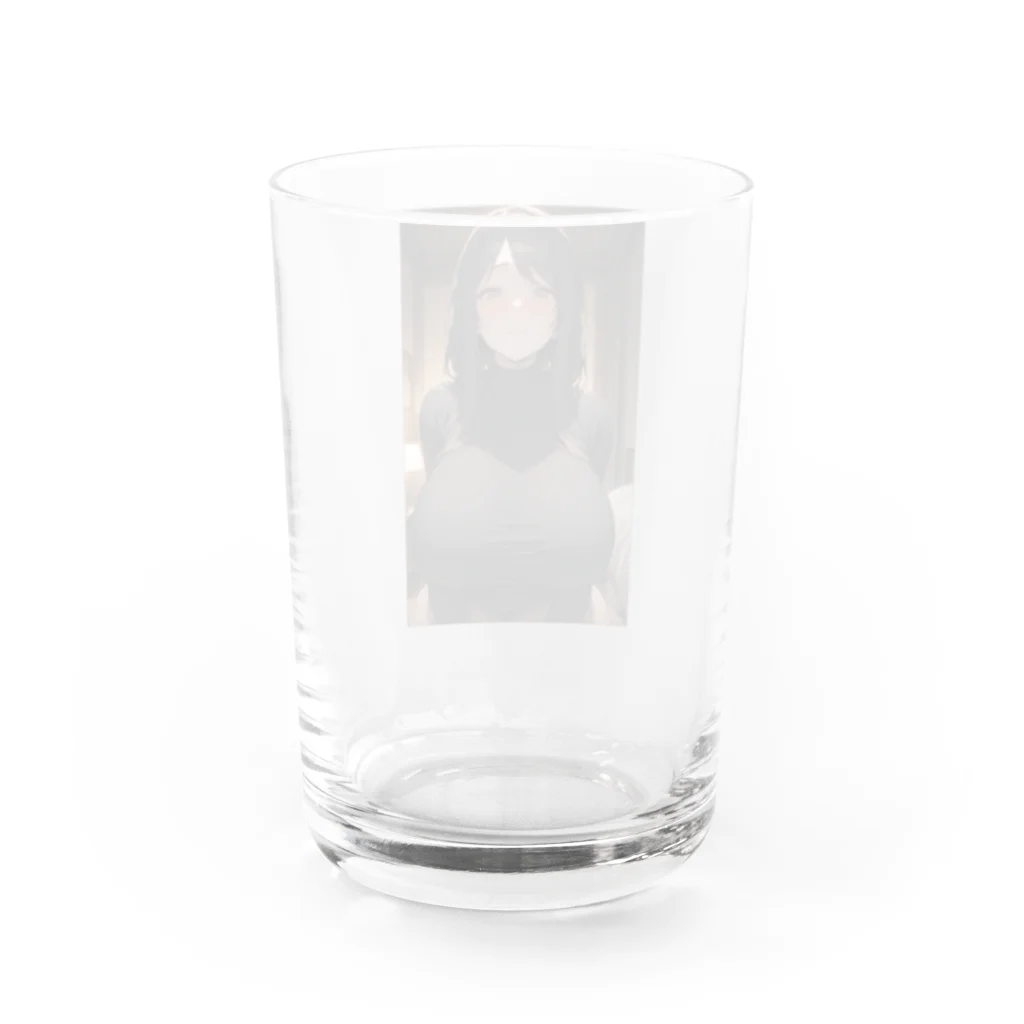 名前募集中の見ててくれる巨乳のお姉さん① Water Glass :back