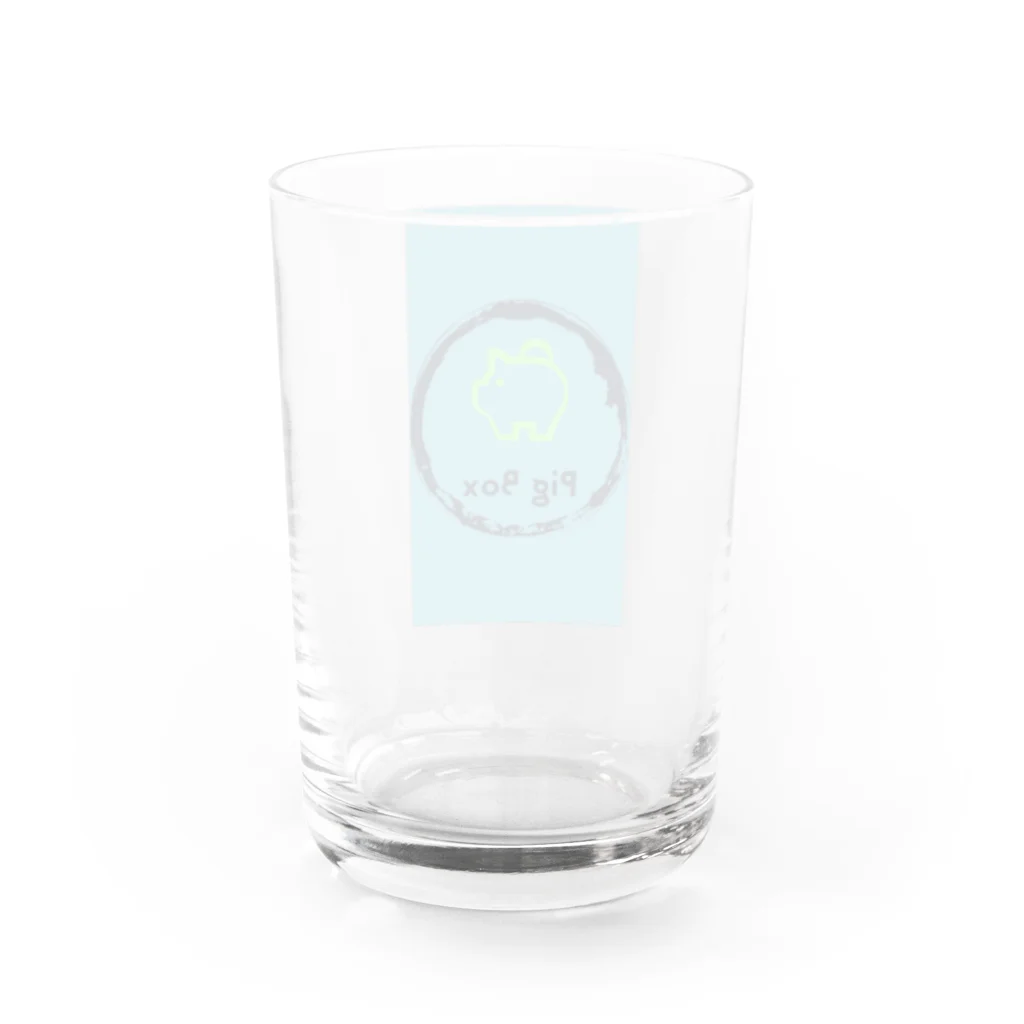 Pig Boxのぶたちゃんはお好き？ Water Glass :back