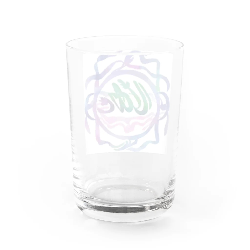 shine heart/水彩画屋さんのShine heart Water Glass :back