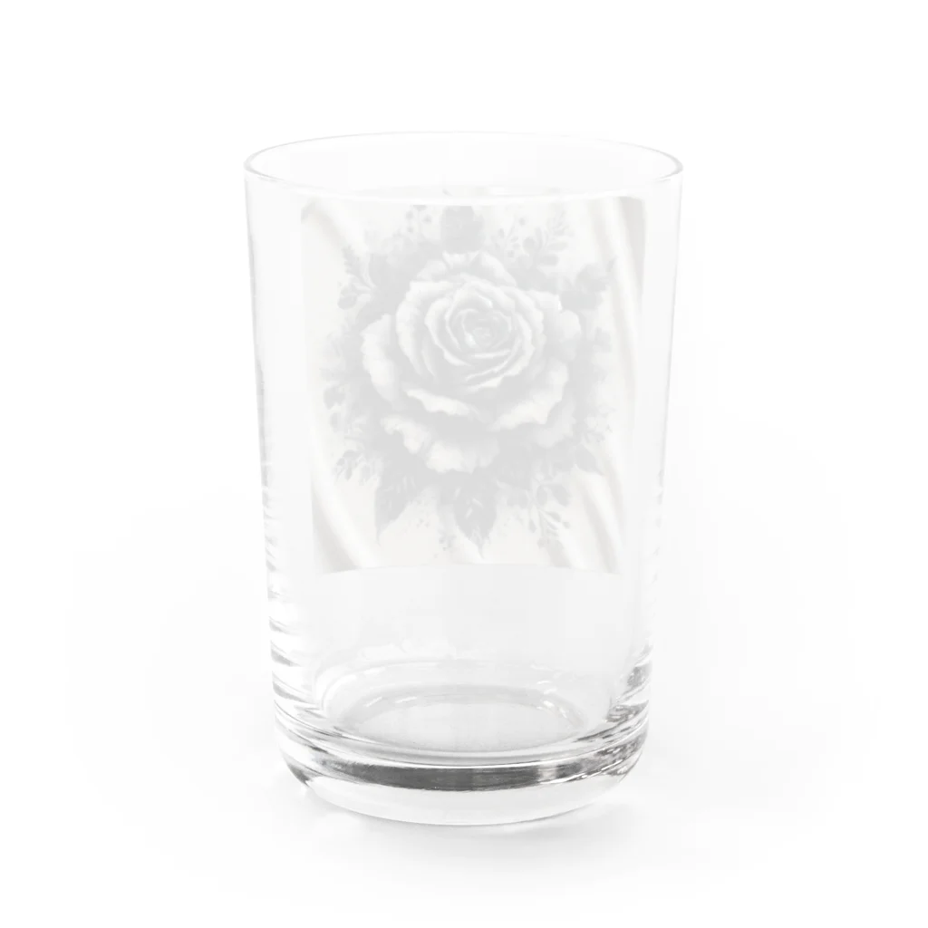 和柄屋の黒薔薇シリーズ Water Glass :back