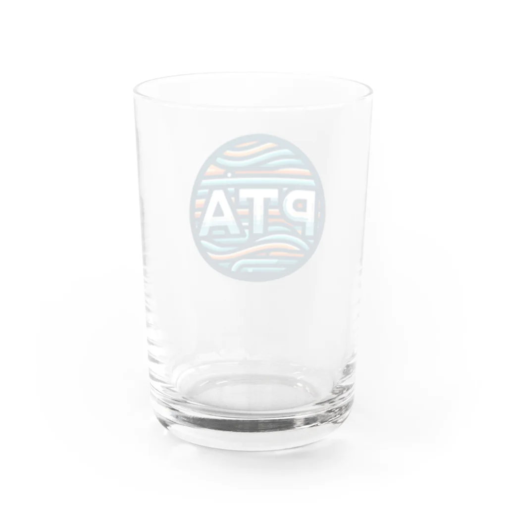 PTA役員のお店のPTA Water Glass :back