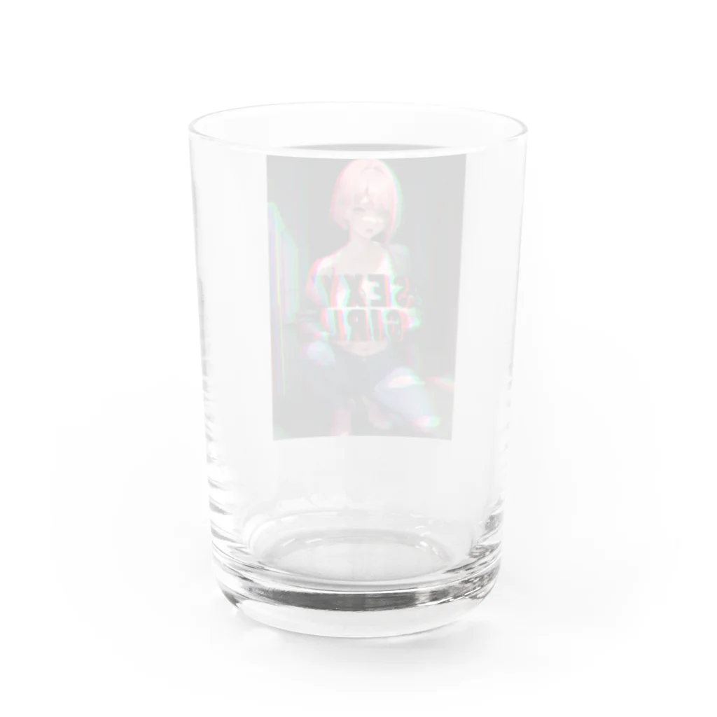 adultistのサイバー ピンクセクシーガール Water Glass :back