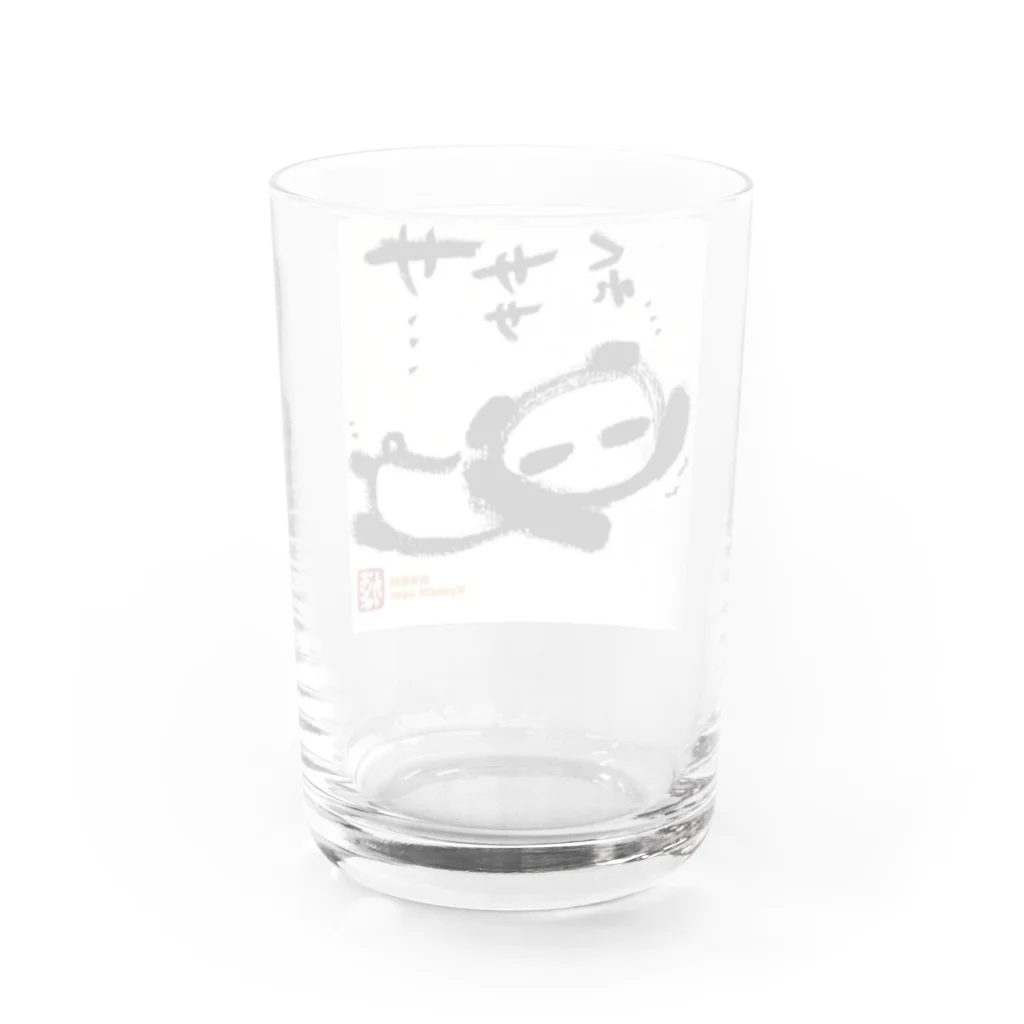 KIYOKA88WONDERLANDのささくれパンダ Water Glass :back