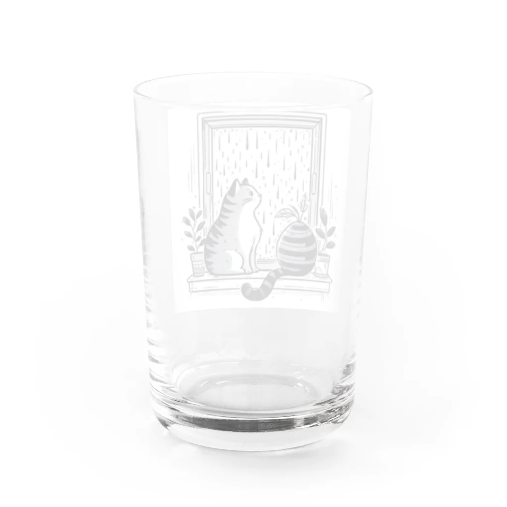 Akiraの猫 Water Glass :back