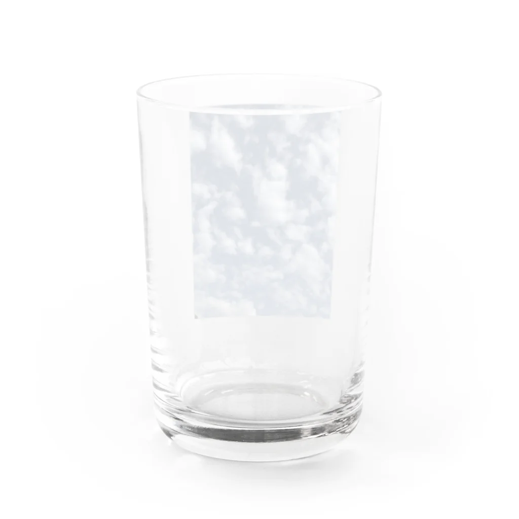 そらの4月13日の青空 Water Glass :back