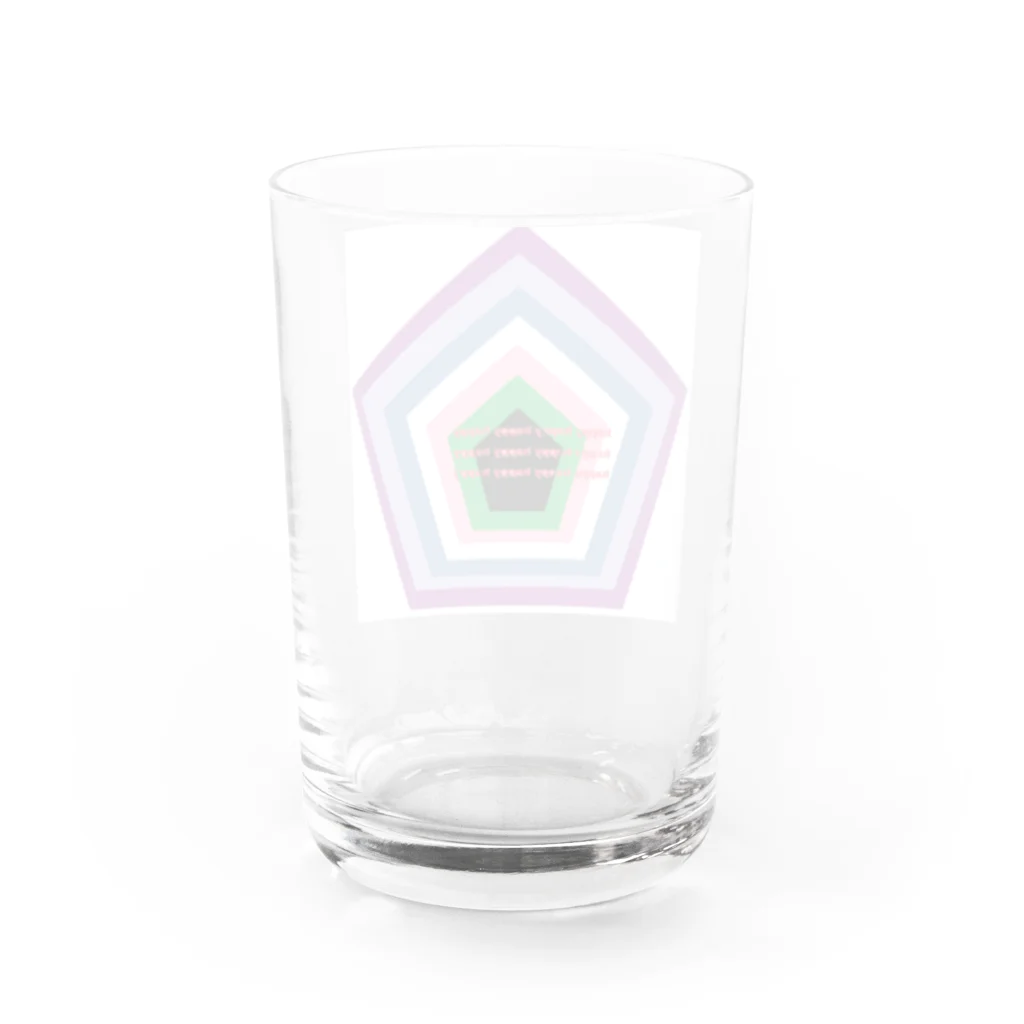 noiSutoaのエレガントな五角形 Water Glass :back