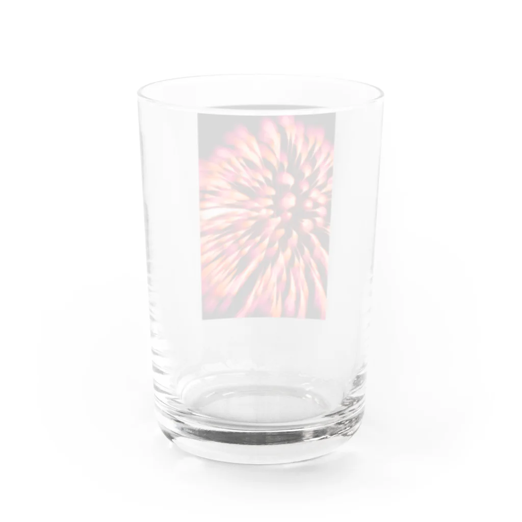 つむぎのHANABI 1 Water Glass :back