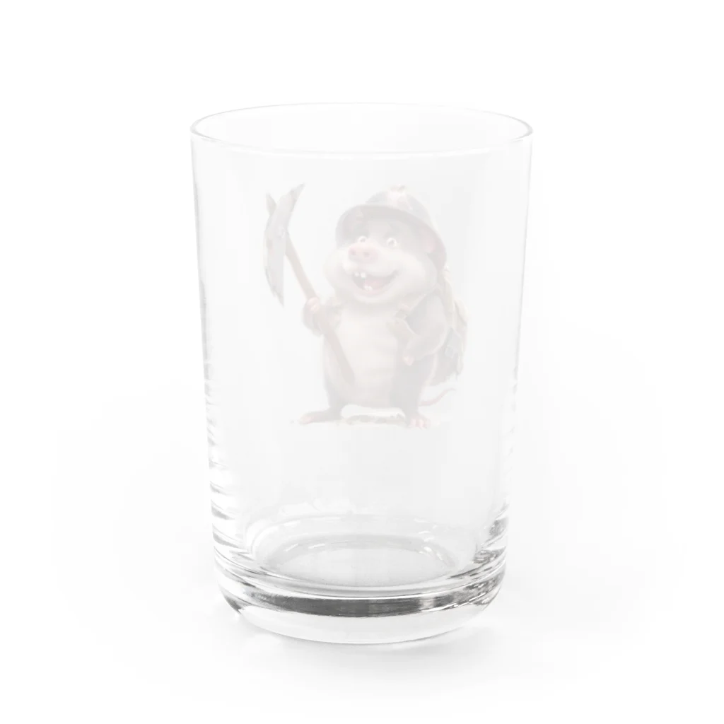 AQUAMETAVERSEのもぐらくん探検隊（隊員） BeeBee 1786 Water Glass :back